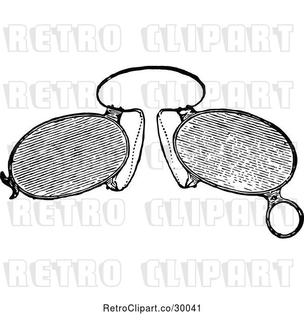 Vector Clip Art of Eye Glasses 2