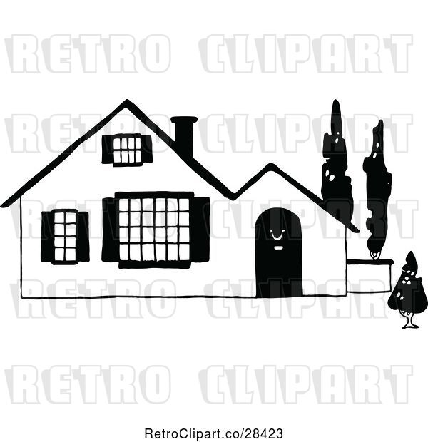 Vector Clip Art of Home 1
