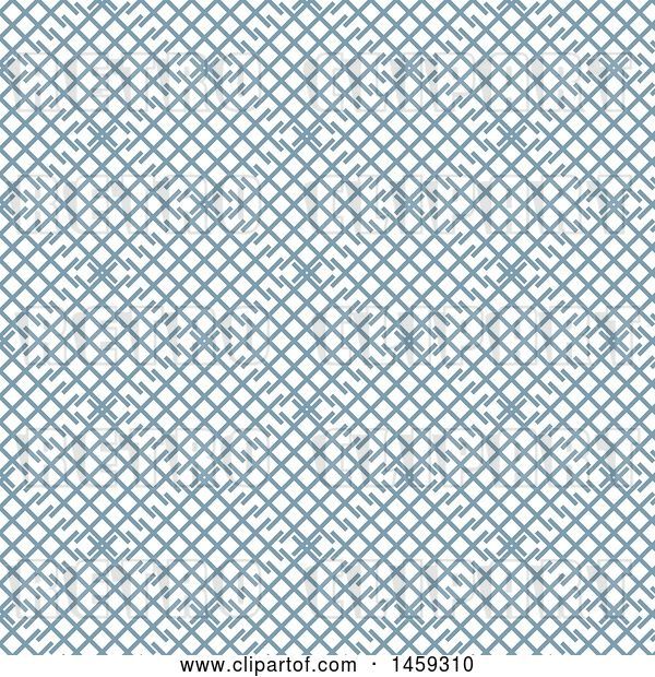 Vector Clip Art of Retro Blue Background Pattern