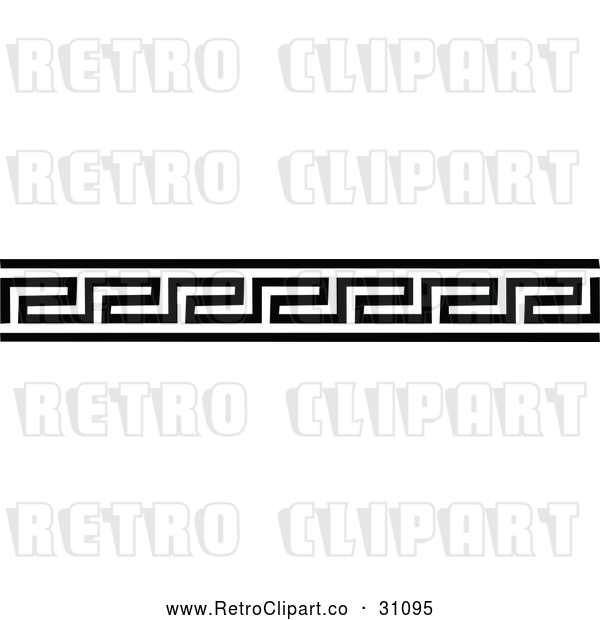 Vector Clip Art of Retro Border 3