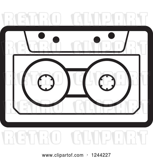 Vector Clip Art of Retro Cassette Tape