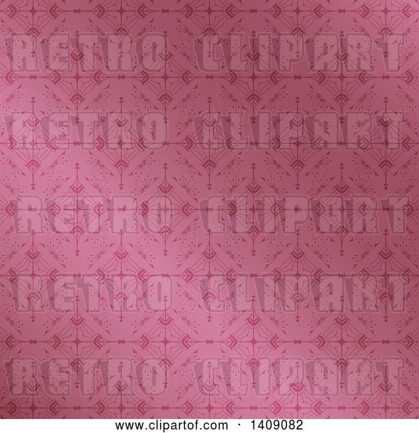 Vector Clip Art of Retro Gradient Pink Pattern Background