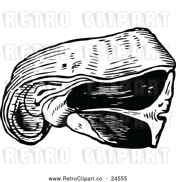Vector Clip Art of Retro Sirloin of Beef