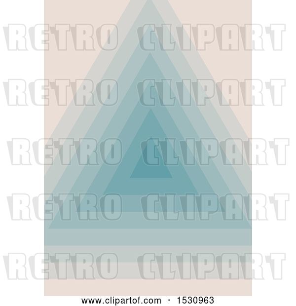 Vector Clip Art of Retro Style Geometric Triangle Background