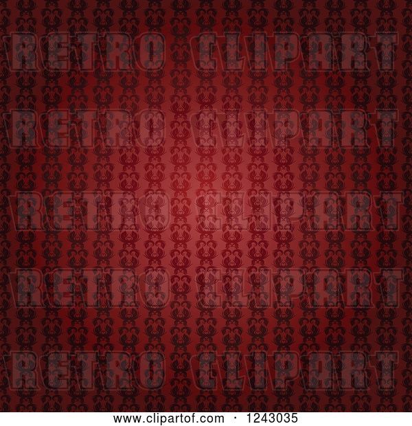 Vector Clip Art of Retro Wallpaper Pattern Background