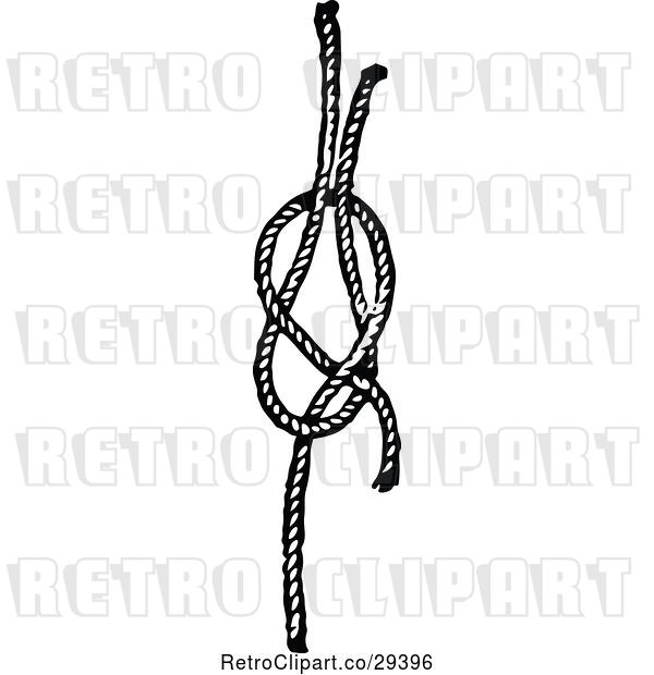 Vector Clip Art of Retro Weavers Knot