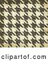 Clip Art of Retro Grungy Textured Seamless Houndstooth Patterned Background by Arena Creative