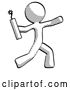 Clip Art of Retro Guy Throwing Dynamite by Leo Blanchette