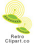 Clip Art UFOs Royalty Free Retro Vector by Andy Nortnik