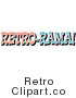 Royalty Free Retro Vector Clip Art of a Retro Rama Sign by Andy Nortnik