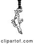 Vector Clip Art of Letter I and Iguana by Prawny Vintage