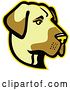 Vector Clip Art of Retro Anatolian Shepherd Dog Mascot by Patrimonio
