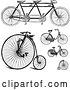 Vector Clip Art of Retro Bicycles by BestVector