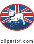Vector Clip Art of Retro British Bulldog Logo by Patrimonio