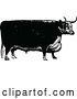 Vector Clip Art of Retro Bull 3 by Prawny Vintage