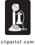 Vector Clip Art of Retro Candlestick Telephone Icon by Lal Perera