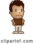 Vector Clip Art of Retro Cartoon Angry Black Boy with Hands on His Hips by Cory Thoman