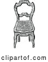 Vector Clip Art of Retro Chair by Prawny Vintage