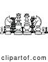 Vector Clip Art of Retro Chess Pieces by Prawny Vintage