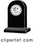 Vector Clip Art of Retro Clock with a Face by Prawny Vintage