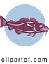 Vector Clip Art of Retro Cod Fish 3 by Patrimonio