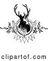 Vector Clip Art of Retro Deer Stag Mounted by Prawny Vintage