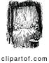 Vector Clip Art of Retro Ebenezer Scrooge Being Visited by the Ghost of Christmas past by Prawny Vintage