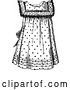 Vector Clip Art of Retro Girls Dress by Prawny Vintage