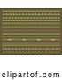 Vector Clip Art of Retro Green and Brown Page Borders and Rules by KJ Pargeter