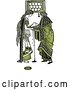 Vector Clip Art of Retro Green Herodias and the Head of John the Baptist by Prawny Vintage