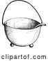 Vector Clip Art of Retro Hanging Soup Pot by Prawny Vintage