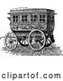 Vector Clip Art of Retro Horse Drawn Omnibus Wagon by Prawny Vintage