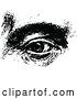 Vector Clip Art of Retro Male Human Eye by Prawny Vintage