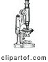 Vector Clip Art of Retro Microscope by Prawny Vintage