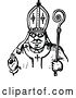 Vector Clip Art of Retro Pope by Prawny Vintage