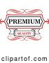 Vector Clip Art of Retro Premium Quality Guarantee Label 3 by Vector Tradition SM