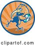 Vector Clip Art of Retro Rugby Kiwi Bird Logo - 2 by Patrimonio