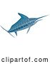 Vector Clip Art of Retro Sailfish 3 by Patrimonio