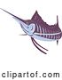 Vector Clip Art of Retro Sailfish 4 by Patrimonio