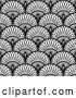 Vector Clip Art of Retro Seamless Pattern Background of Ornate Scallops by Vector Tradition SM