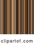 Vector Clip Art of Retro Shiny Background of Brown Stripes by Michaeltravers