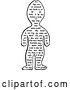 Vector Clip Art of Retro Text Gingerbread Guy by Prawny Vintage