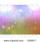 Clip Art of Retro Blurry Background of Bokeh Lights on Color by KJ Pargeter