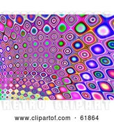 Clip Art of Retro Colorful Styled Patterned Tile Background - Version 2 by ShazamImages