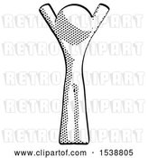 Clip Art of Retro Guy Hands up by Leo Blanchette