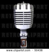 Clip Art of Retro Microphone - Version 1 by