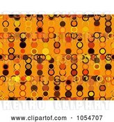 Clip Art of Retro Seamless Abstract Orange Background by Chrisroll