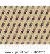 Clip Art of Retro Seamless Circle Diagonal Pattern Background by Chrisroll