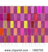 Clip Art of Retro Seamless Pink Rectangle Pattern Background by Chrisroll