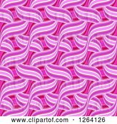 Clip Art of Retro Seamless Pink Weave Backgroud Pattern by Arena Creative
